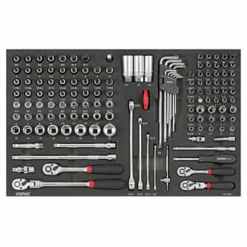 Sonic Socket Set 1/4" & 3/8", 139 Piece