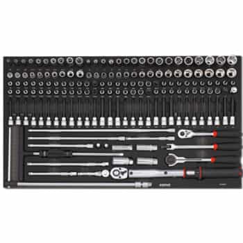 Sonic Socket set 3/8", SFS Jumbo 164-piece