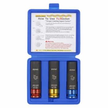 Wheel nut set 1/2 ", with fixed torque 3 pcs.