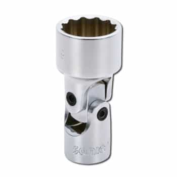 Cardan socket 3/8", 12-sided 17mm