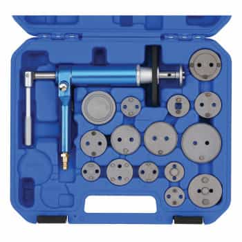 Brake Piston Reset Tool Set Pneumatic 16 pcs.