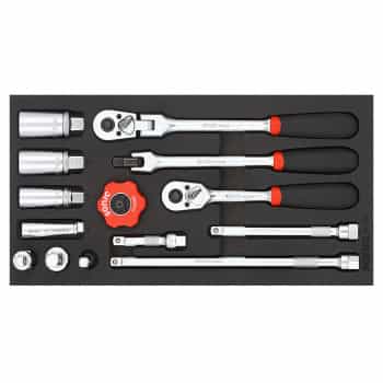 Sonic Socket set 3/8", SFS 1/3 14-piece