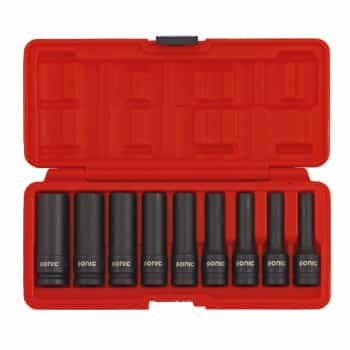 Socket set 1/2 ", TX-E force long 9-pcs.