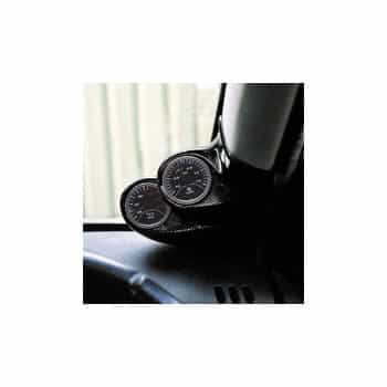 RGM A-Pillarmount Right - 2x 52mm - Renault Clio III 1998-2005 - Carbon-Look