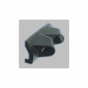 Meter holder Universal 2 holes black ABS