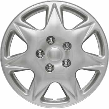 4-Piece Hubcaps California 16-inch silver