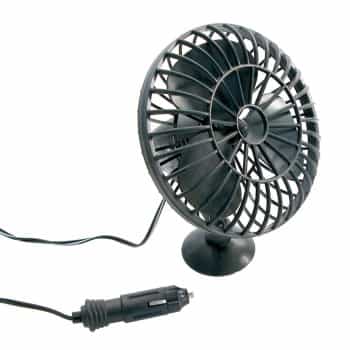 Fan + suction cup 12V