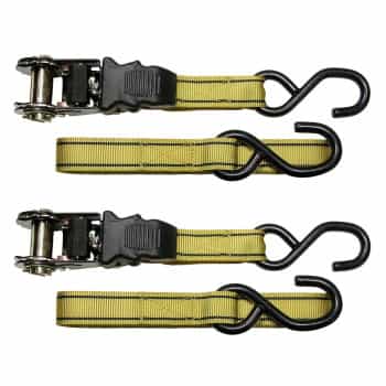 Carpoint Tensioning Straps Yellow Luxury 2x5M
