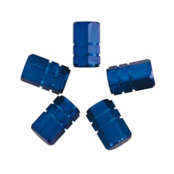 Valve caps 5 pcs. piston blue