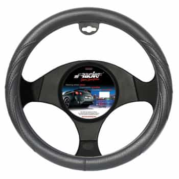 Simoni Racing Steering Wheel Cover Trophy Dark - 37-39cm - Black