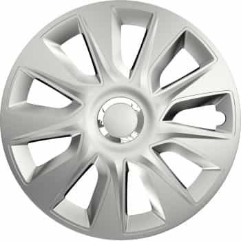 4-Piece Hubcaps Stratos RC Silver 16 inch
