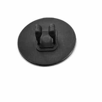 Plastic clip self-adhesive straight (S363)