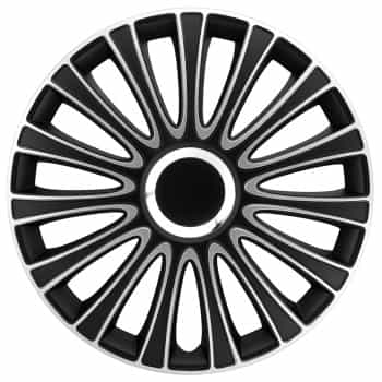 4-Piece Hubcaps LeMans 13-inch black / silver
