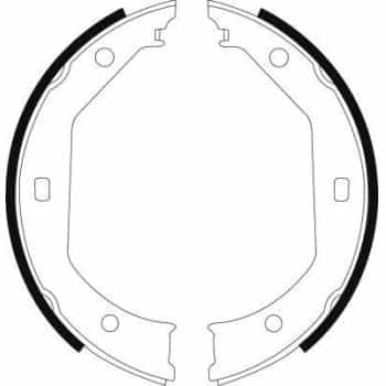 Brake Shoe Kit, parking brake 8973 ABS
