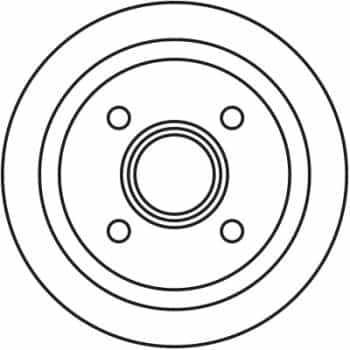 Brake Drum 2739-S ABS