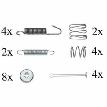 Accessory Kit, parking brake shoes