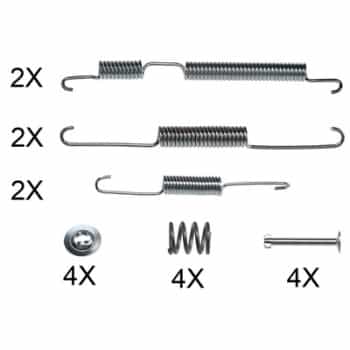 Accessory Kit, parking brake shoes