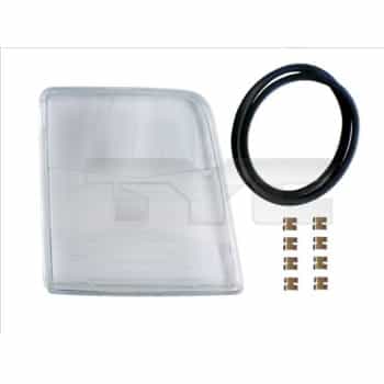 Headlight glass left 20-12740-LA-1 TYC