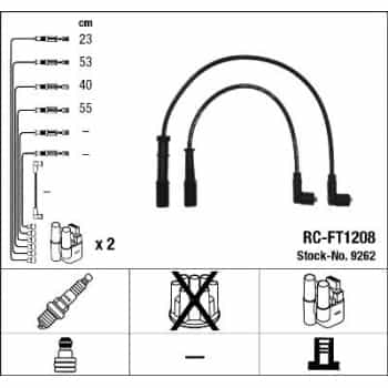 Ignition Cable Kit 9262 NGK