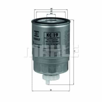 Fuel filter KC 19 Mahle