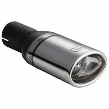 Ulter Sport Uitlaatsierstuk - Oval 95x65mm - Length 200mm - Mounting -> 50mm - stainless steel