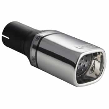 Ulter Sport Tail Pipe - Rectangle 80x65mm - Length 120mm - Montage -> 50mm - stainless steel