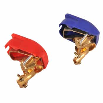 Battery pole clamps set (+) and (-) with quick release