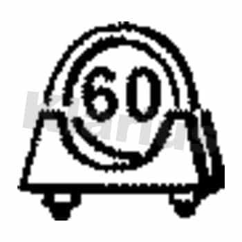 Exhaust clamp 60MM Universal 1st