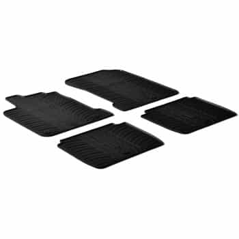 Rubber mats suitable for Renault Latitude automatic transmission (T-Design 4-piece)