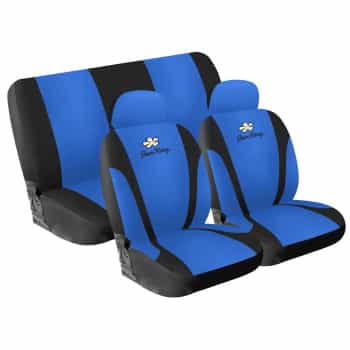 Simoni Racing Seat cover set Daisy - Blue - 8-pieces