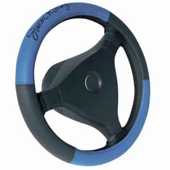Simoni Racing Steering Wheel Cover Trophy Blue/Black Artificial Leather