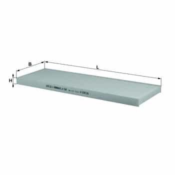 Filter, interior air LA 568 Mahle