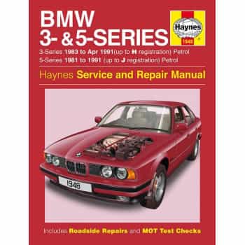 Haynes Workshop Manual BMW 3- & 5-Series petrol (1981-1991)