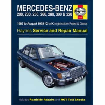 Haynes Workshop manual Mercedes-Benz 124 petrol & diesel (1985-Aug 1993)