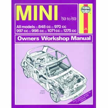 Haynes Workshop manual Mini 1959-1969 classic reprint