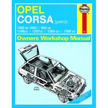 Haynes Workshop manual Opel Corsa petrol (1983-1993)