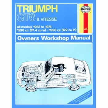 Haynes Workshop manual Triumph GT6 & Vitesse (1962-1974) Classic reprint