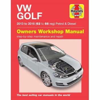 Haynes Workshop manual VW Golf Petrol & Diesel (2013-2016)