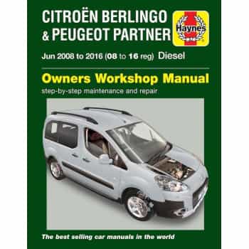 Haynes Workshop manual Citroën Berlingo & Peugeot Partner (2008-2016)