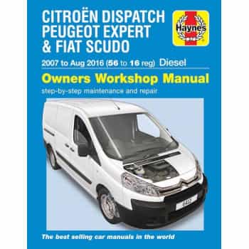 Haynes Workshop manual Fiat Scudo, Peugeot Expert diesel (2007-2016)