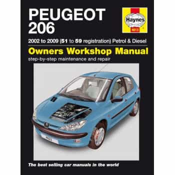 Haynes Workshop manual Peugeot 206 petrol & diesel (2002-2009)