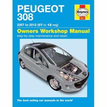 Haynes Workshop manual Peugeot 308 petrol & diesel (2007-2012)