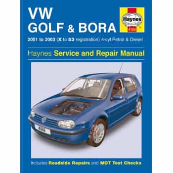 Haynes Workshop manual VW Golf & Bora 4-cyl. petrol & diesel (2001-2003)