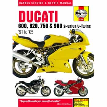 Ducati 600, 620, 750 & 900 2-valve V-Twins (91- 05)