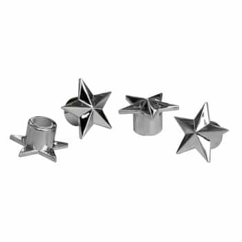 Simoni Racing valve caps 'Chrome Star'