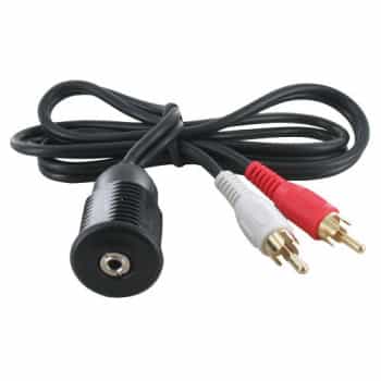 Radio connection cable jack