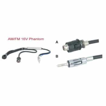 AM / FM 16V Phantom antenna adapter