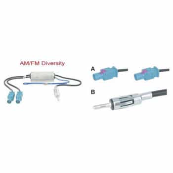 AM / FM Diversity antenna adapter active
