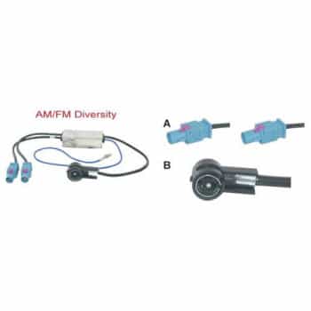 AM / FM Diversity antenna adapter active