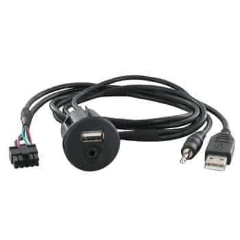 USB 2.0 / AUX audio / video